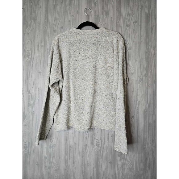 Columbia Bouclé Textured Sweater Women’s XL Flecked Pullover Cozy Vintage Y2K - Picture 3 of 5
